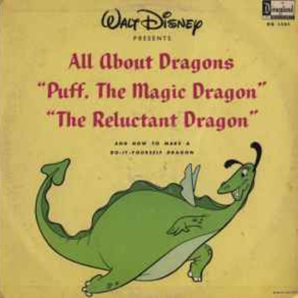 Walt Disney Presents All About Dragons LP Record